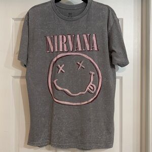 Nirvana In Utero Distressed Graphic T-Shirt Size L